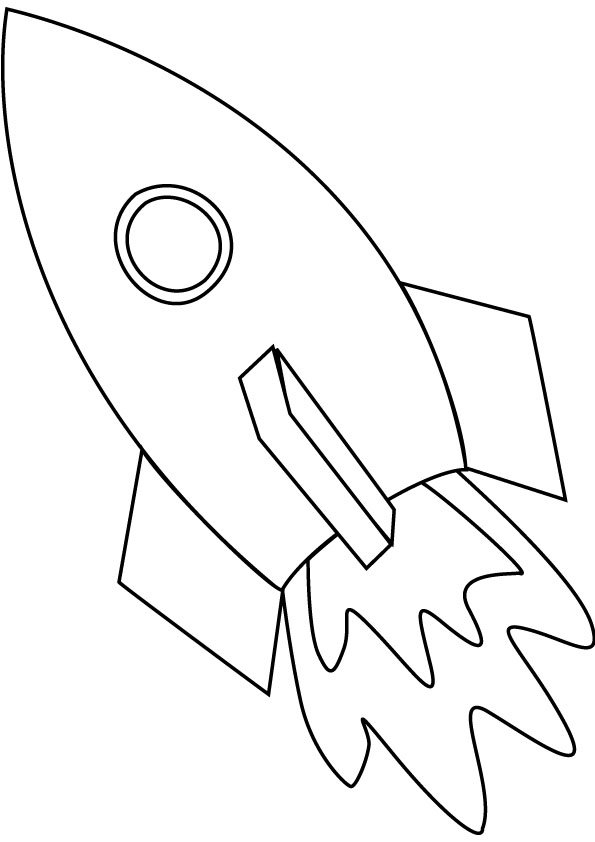 着色页: 火箭 (运输) #140072 - 免费可打印着色页