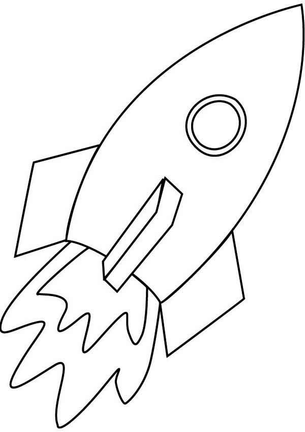 着色页: 火箭 (运输) #140158 - 免费可打印着色页