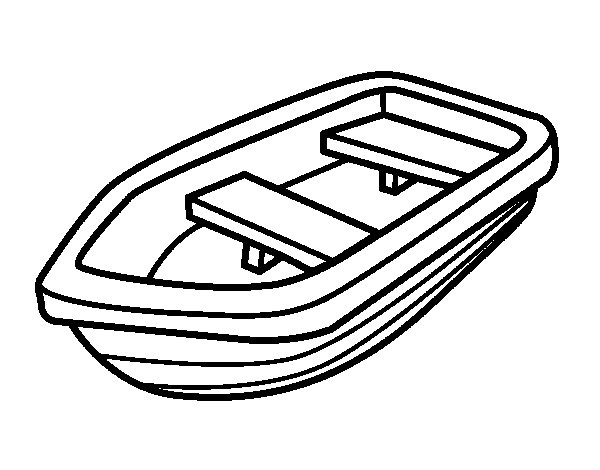 着色页: 独木舟/划艇 (运输) #142239 - 免费可打印着色页