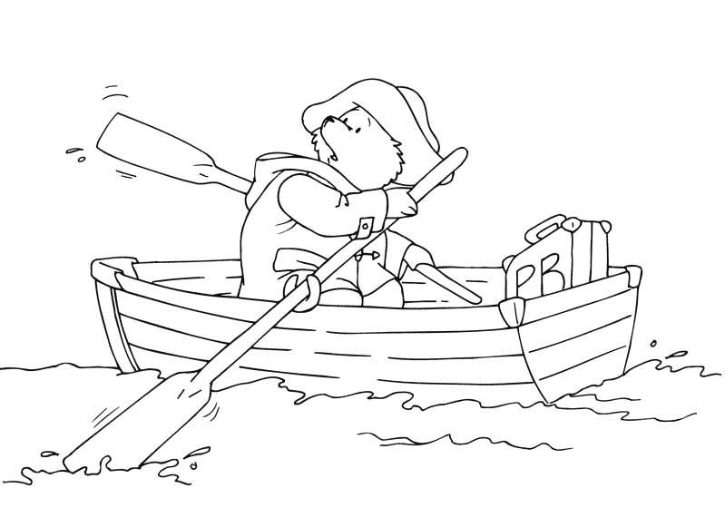 着色页: 独木舟/划艇 (运输) #142319 - 免费可打印着色页