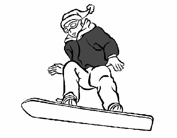 着色页: 滑雪板 / 滑雪板 (运输) #143929 - 免费可打印着色页