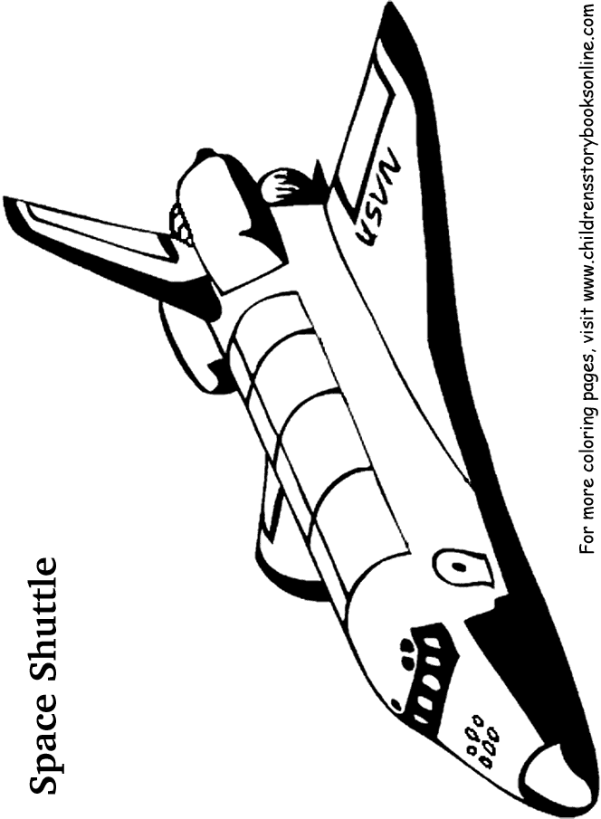 着色页: 飞船 (运输) #140466 - 免费可打印着色页