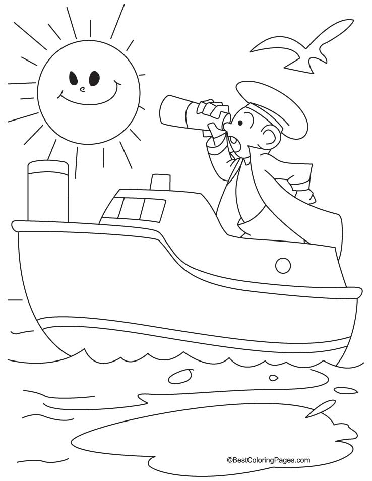 着色页: 潜艇 (运输) #137720 - 免费可打印着色页