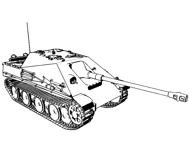 着色页: 坦克 (运输) #138004 - 免费可打印着色页
