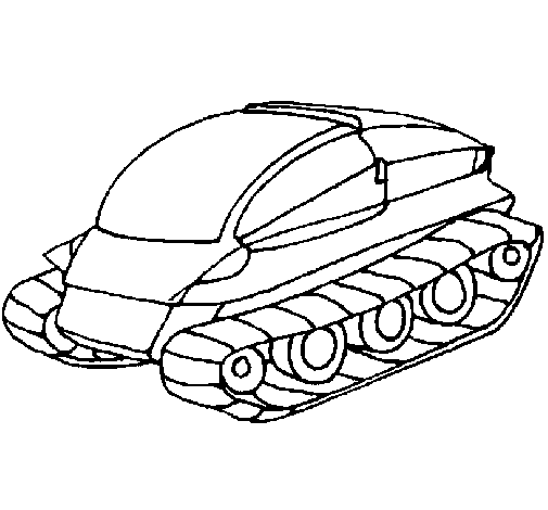 着色页: 坦克 (运输) #138025 - 免费可打印着色页