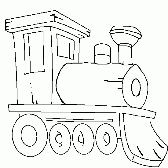 着色页: 火车/机车 (运输) #135086 - 免费可打印着色页