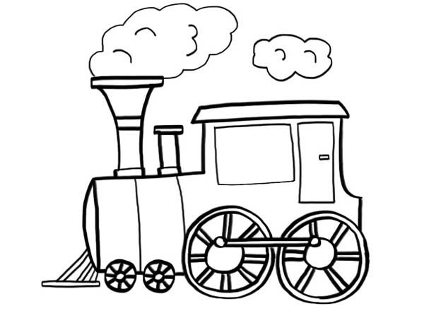 着色页: 火车/机车 (运输) #135105 - 免费可打印着色页