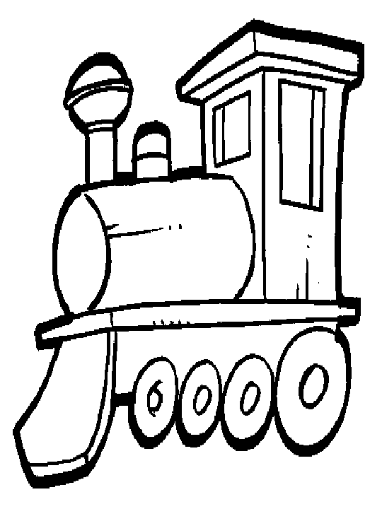 着色页: 火车/机车 (运输) #135208 - 免费可打印着色页
