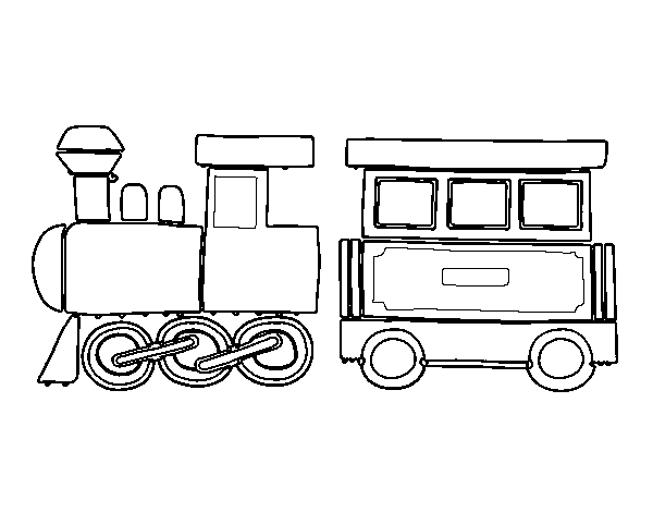 着色页: 火车/机车 (运输) #135221 - 免费可打印着色页