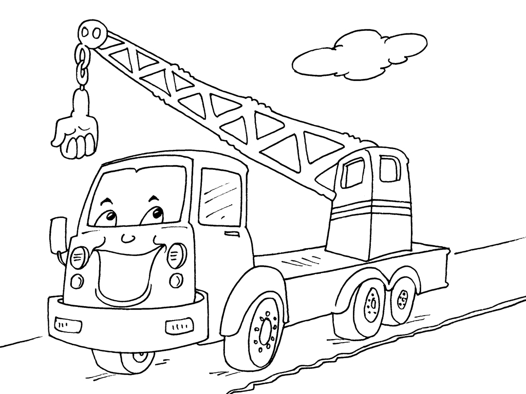 着色页: 卡车 (运输) #135546 - 免费可打印着色页