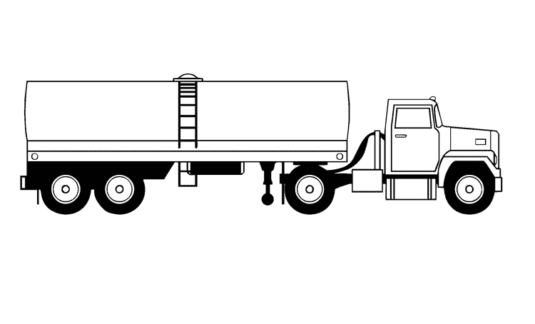 着色页: 卡车 (运输) #135605 - 免费可打印着色页
