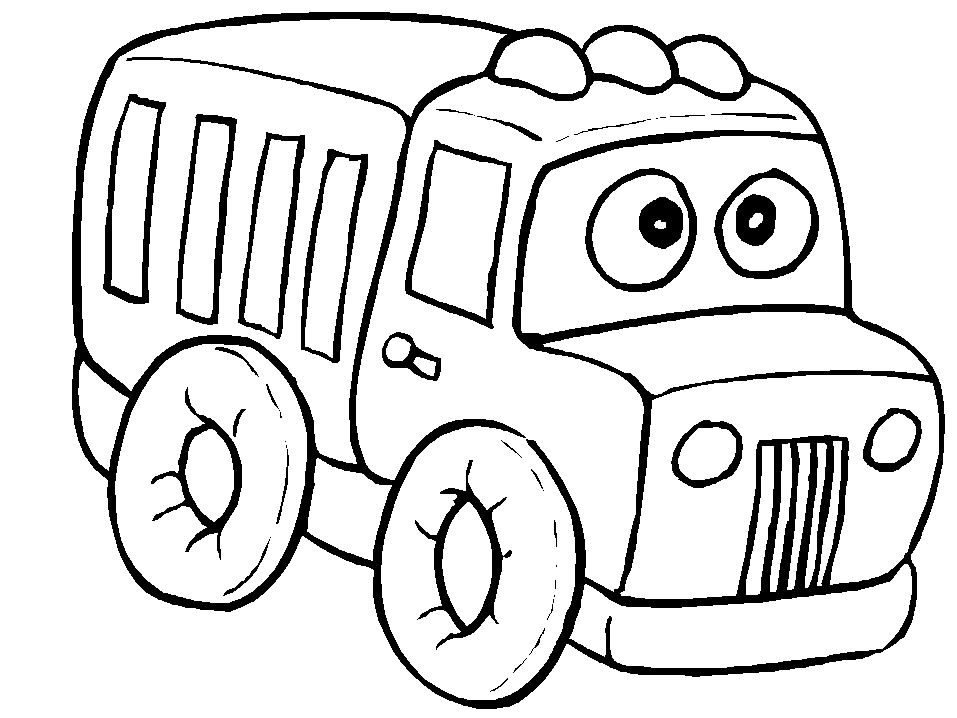 着色页: 卡车 (运输) #135714 - 免费可打印着色页