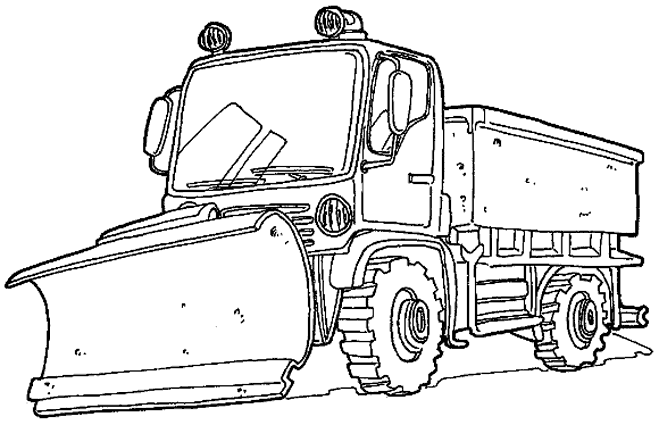 着色页: 卡车 (运输) #135745 - 免费可打印着色页