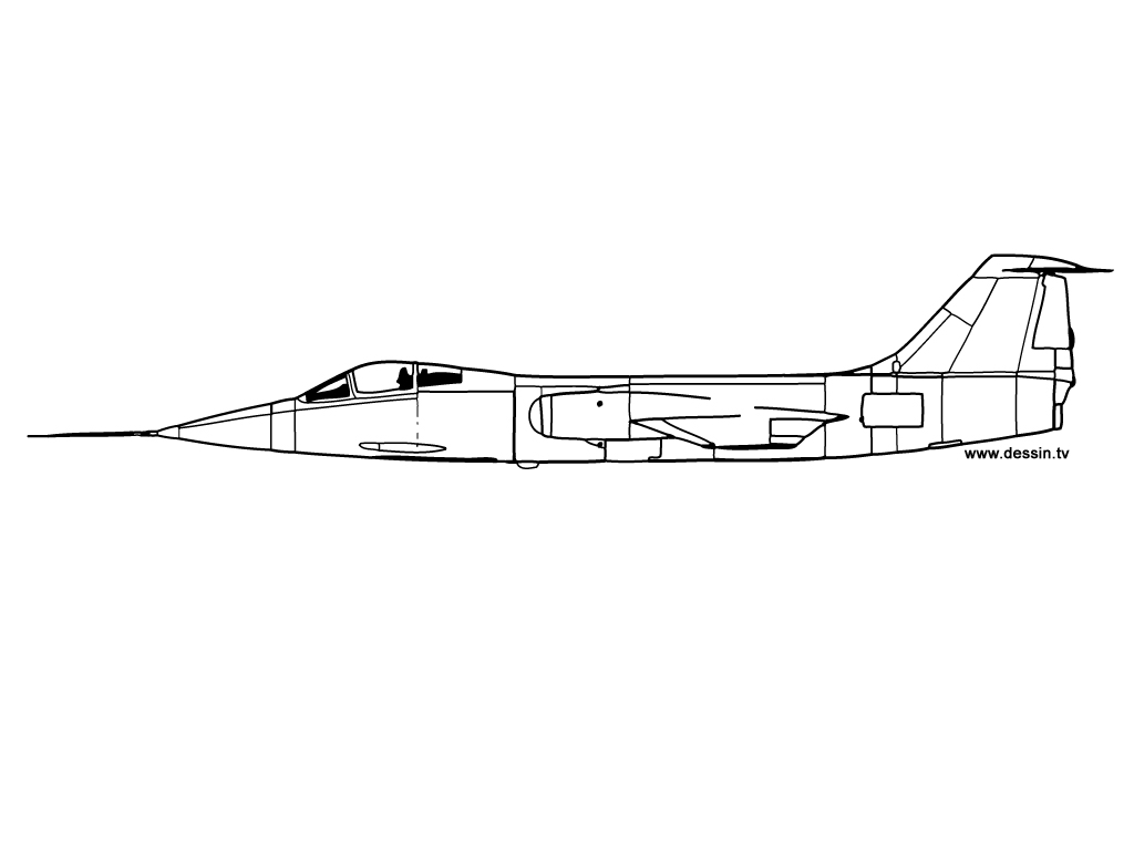 着色页: 军用飞机 (运输) #141040 - 免费可打印着色页