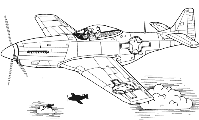 着色页: 军用飞机 (运输) #141048 - 免费可打印着色页