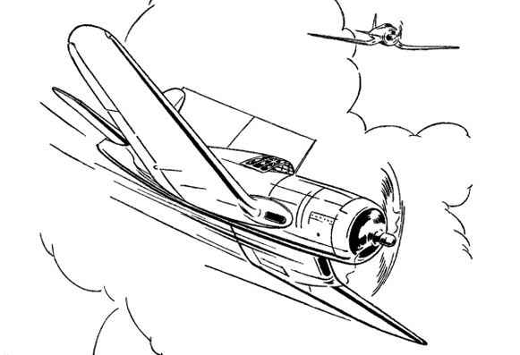 着色页: 军用飞机 (运输) #141233 - 免费可打印着色页