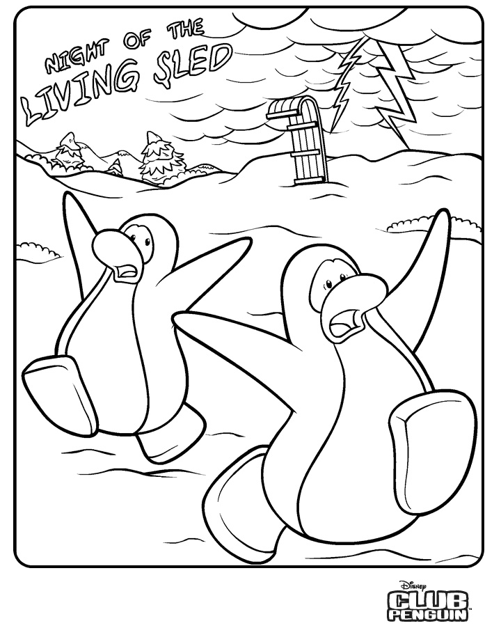 着色页: 企鹅俱乐部 (视频游戏) #170296 - 免费可打印着色页
