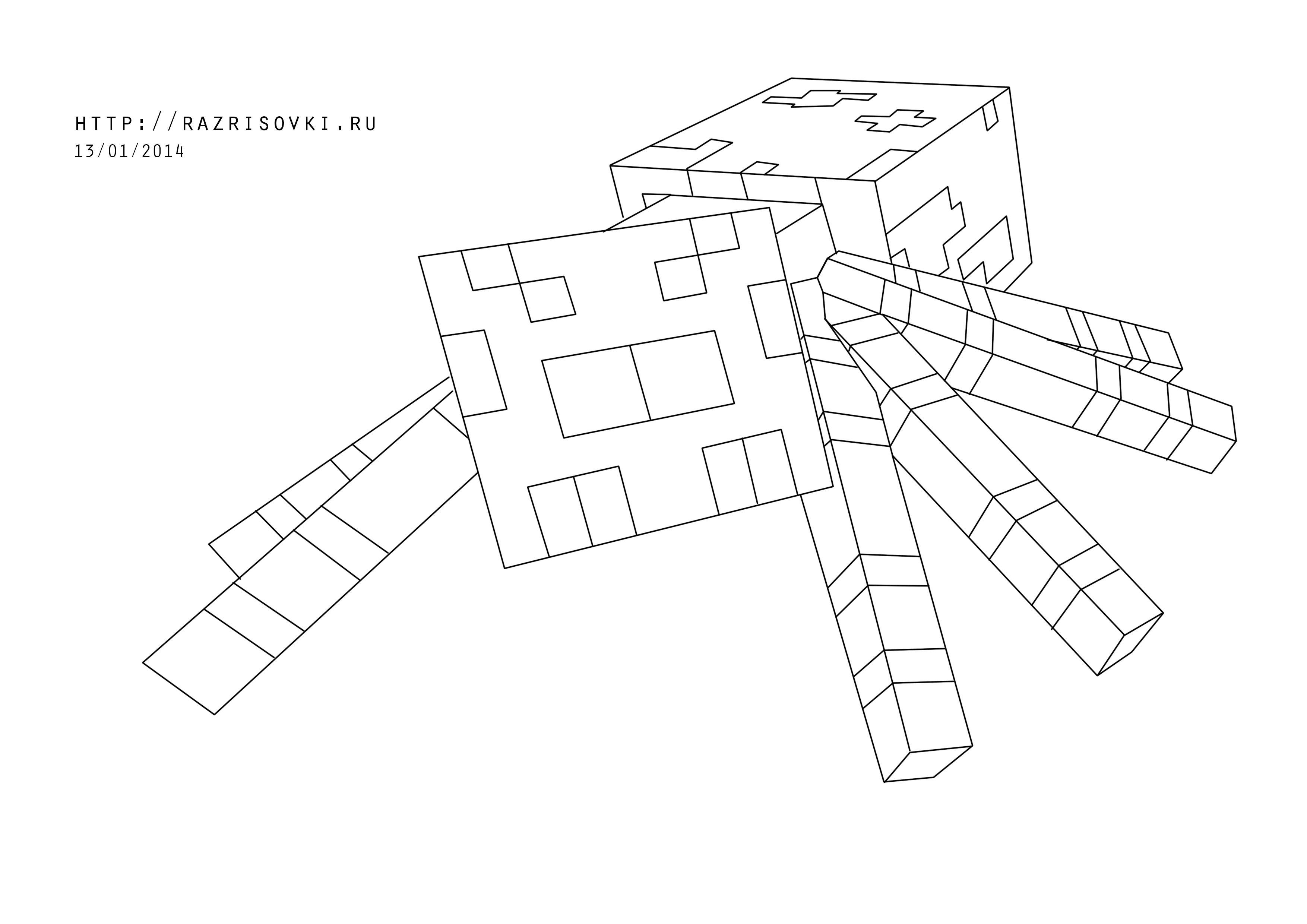 着色页: 我的世界 (视频游戏) #113805 - 免费可打印着色页