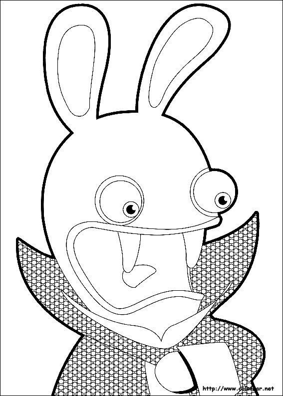 着色页: 疯兔 (视频游戏) #114941 - 免费可打印着色页