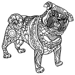 着色页: 禅绕画 (成人着色) #217484 - 免费可打印着色页