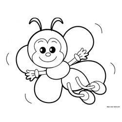 着色页: 蚂蚁 (动物) #7081 - 免费可打印着色页