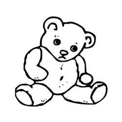 着色页: 熊 (动物) #12236 - 免费可打印着色页