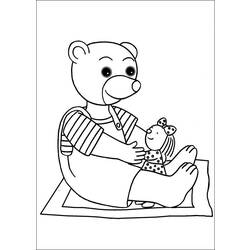 着色页: 熊 (动物) #12241 - 免费可打印着色页