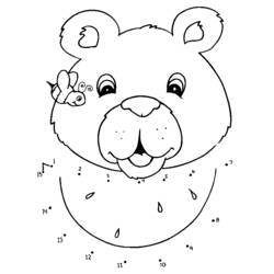 着色页: 熊 (动物) #12245 - 免费可打印着色页