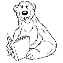 着色页: 熊 (动物) #12256 - 免费可打印着色页
