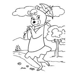 着色页: 熊 (动物) #12280 - 免费可打印着色页