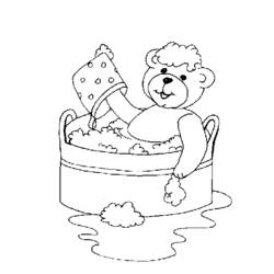 着色页: 熊 (动物) #12287 - 免费可打印着色页