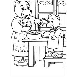 着色页: 熊 (动物) #12334 - 免费可打印着色页