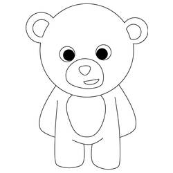 着色页: 熊 (动物) #12372 - 免费可打印着色页