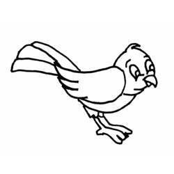 着色页: 鸟类 (动物) #11892 - 免费可打印着色页