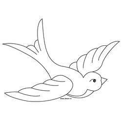 着色页: 鸟类 (动物) #11998 - 免费可打印着色页