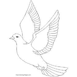 着色页: 鸟类 (动物) #12028 - 免费可打印着色页