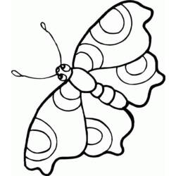 着色页: 蝴蝶 (动物) #15708 - 免费可打印着色页