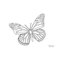 着色页: 蝴蝶 (动物) #15794 - 免费可打印着色页