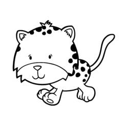 着色页: 猎豹 (动物) #7889 - 免费可打印着色页