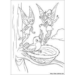 着色页: 小鸟 (动物) #20117 - 免费可打印着色页