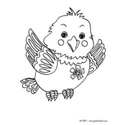 着色页: 小鸟 (动物) #20122 - 免费可打印着色页