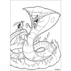 着色页: 眼镜蛇 (动物) #3229 - 免费可打印着色页