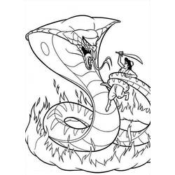 着色页: 眼镜蛇 (动物) #3235 - 免费可打印着色页