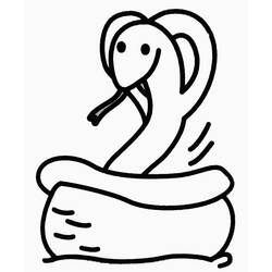 着色页: 眼镜蛇 (动物) #3253 - 免费可打印着色页