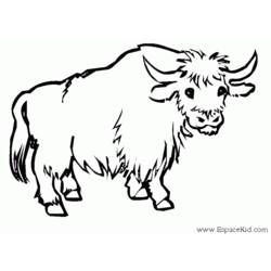 着色页: 奶牛 (动物) #13332 - 免费可打印着色页