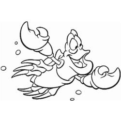 着色页: 螃蟹 (动物) #4619 - 免费可打印着色页
