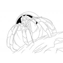 着色页: 螃蟹 (动物) #4623 - 免费可打印着色页