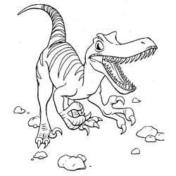 着色页: 恐龙 (动物) #5492 - 免费可打印着色页