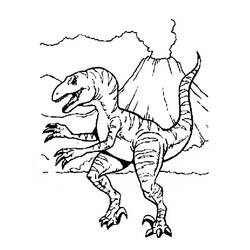 着色页: 恐龙 (动物) #5531 - 免费可打印着色页