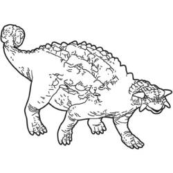 着色页: 恐龙 (动物) #5575 - 免费可打印着色页
